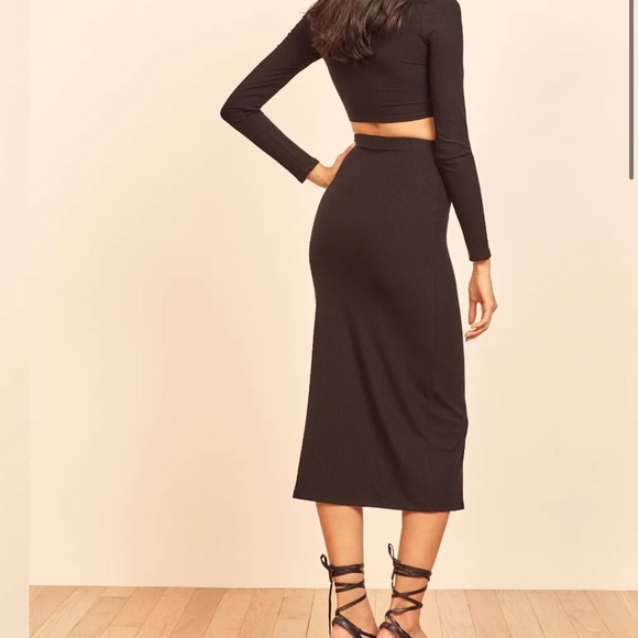 Reformation Gray Women's Skirt Set - Picture 5 of 7